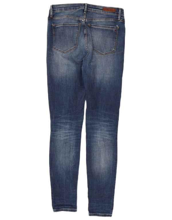 Tommy Hilfiger Womens Como Skinny Jeans W27 L28 Blue Cotton