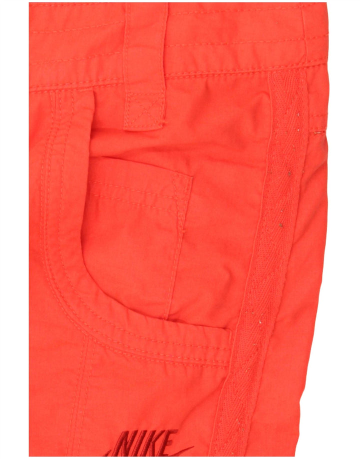 Nike Womens Bermuda Shorts UK 10 Small W30  Red Polyester