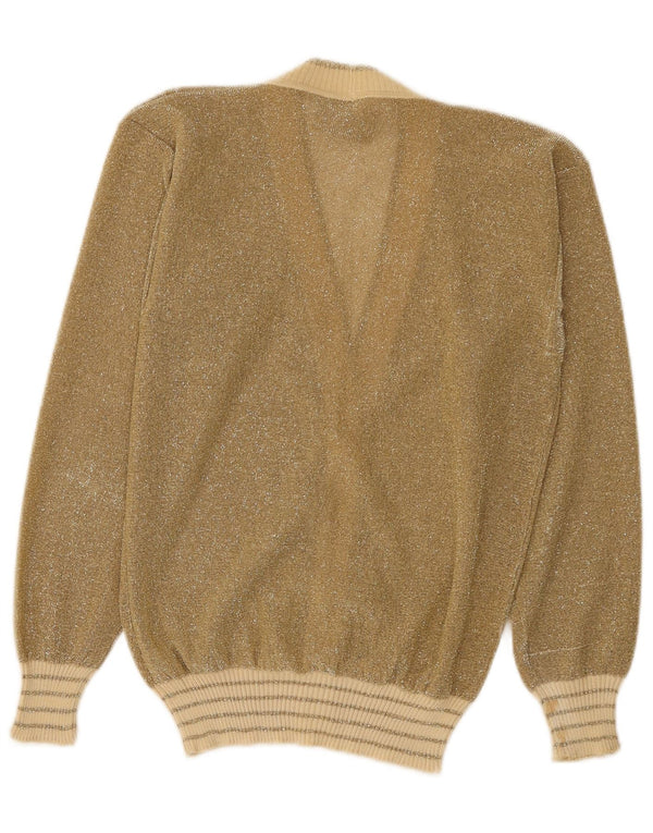 Sweter damski La Perla, UK 12, średni, złoty, nakrapiany