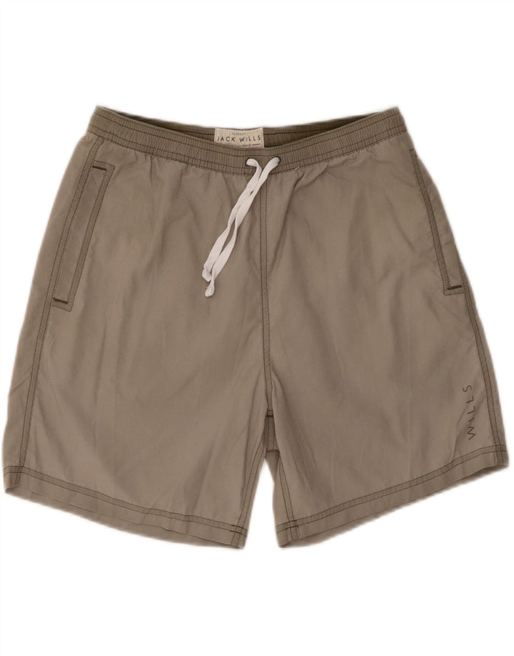 Jack Wills Mens Swimming Shorts XS  Khaki Polyamide