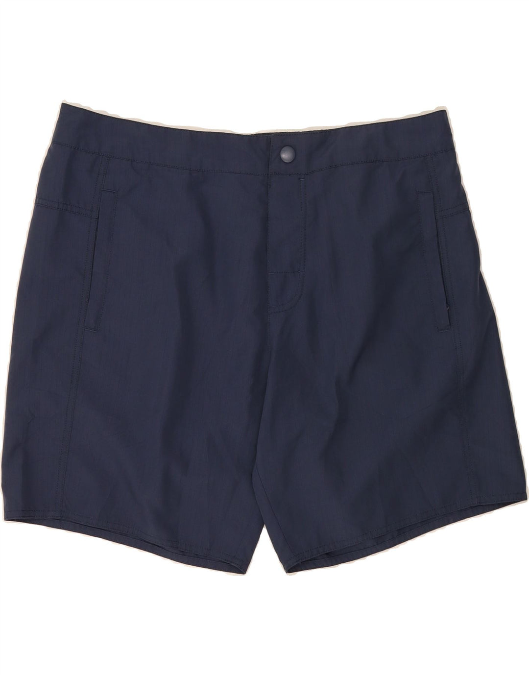 COAST Mens Chino Shorts XL W38  Navy Blue Polyester Vintage Coast and Second-Hand Coast from Messina Hembry 