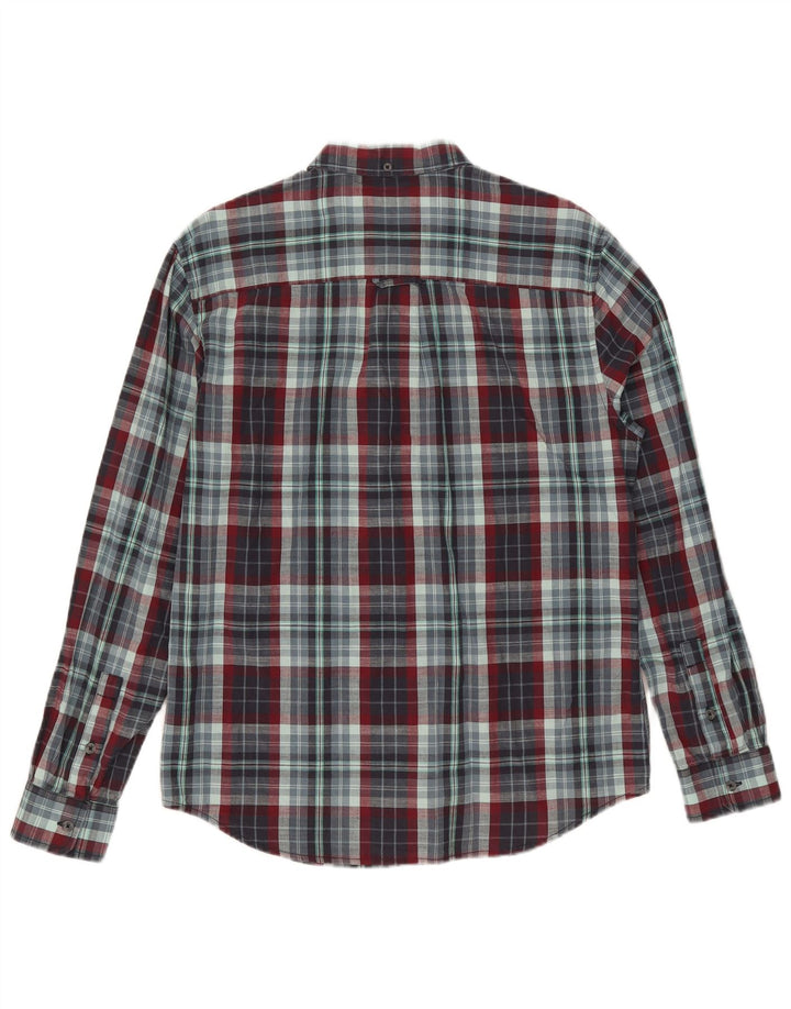 Wrangler Mens Regular Fit Shirt Medium Blue Check Cotton