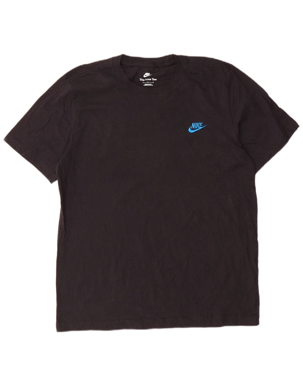 T-shirt da uomo Nike Top grande in cotone nero