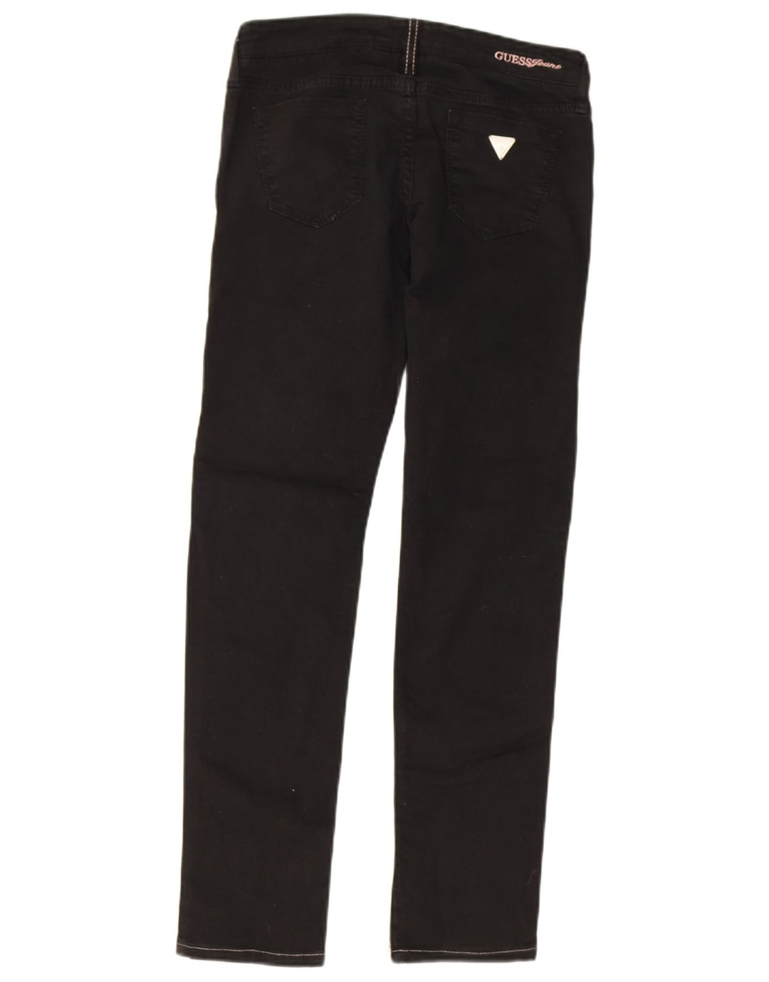 Jeans GUESS Slim da Donna W26 L28 Cotone Nero