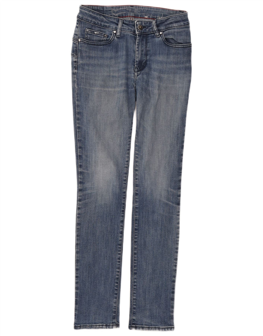 Gas Womens Slim Jeans W26 L30 Blue Cotton