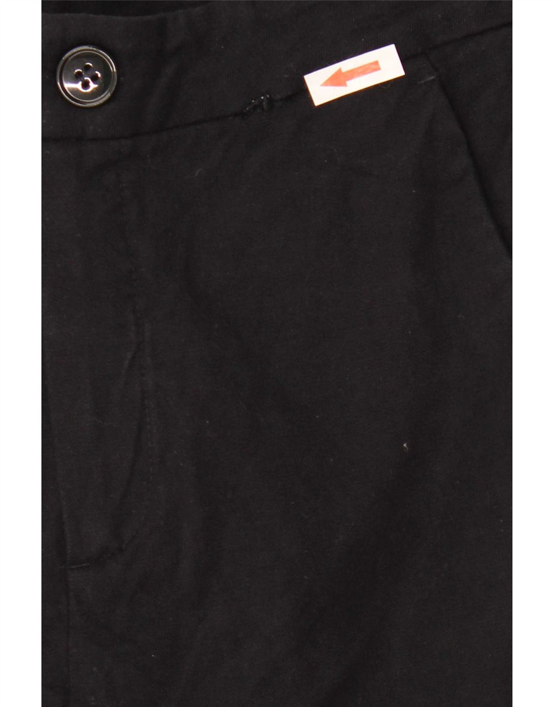 Massimo Dutti Womens Bootcut Chino Trousers 2XS W24 L25 Black