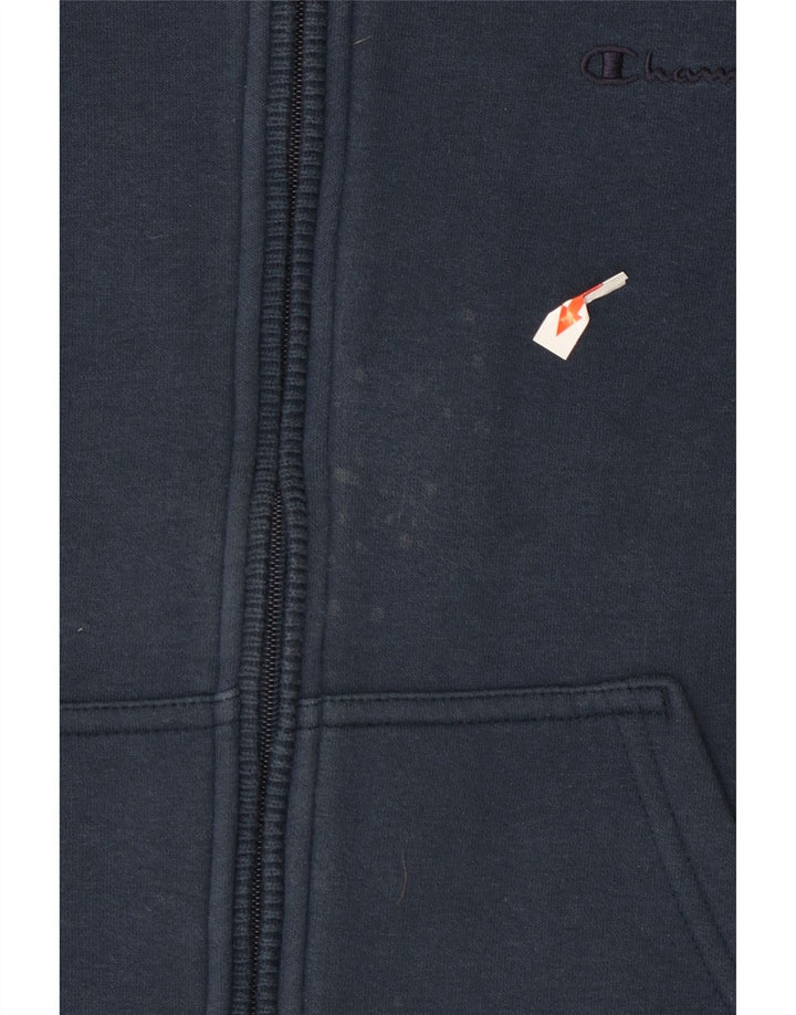 Champion Herren-Trainingsanzug-Oberteil aus mittelblauer, marineblauer Baumwolle