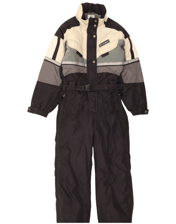 Colmar Dame Hætte Ski Jumpsuit IT 46 Large Black Colourblock Sports