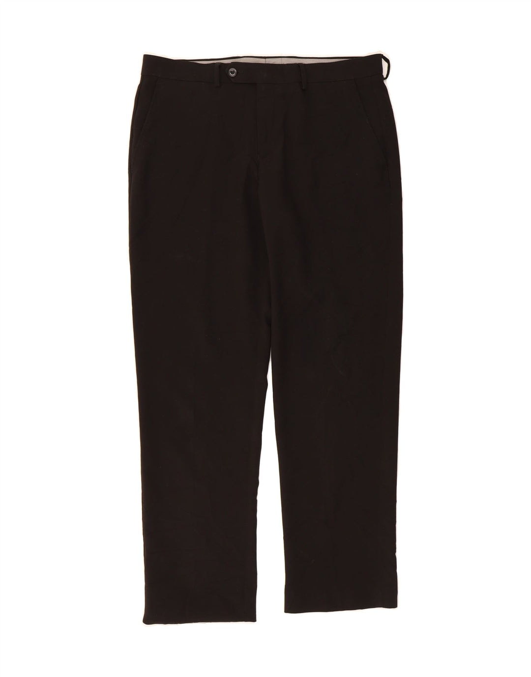 MICHAEL KORS Mens Straight Suit Trousers W34 L30 Black Polyester Vintage Michael Kors and Second-Hand Michael Kors from Messina Hembry 