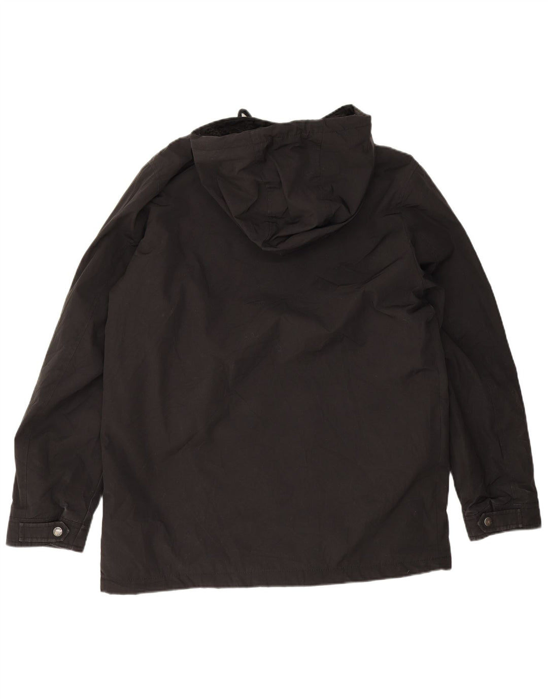 Levi's Mens Hooded Sherpa Utility Jacket UK 38 Medium Black Polyester