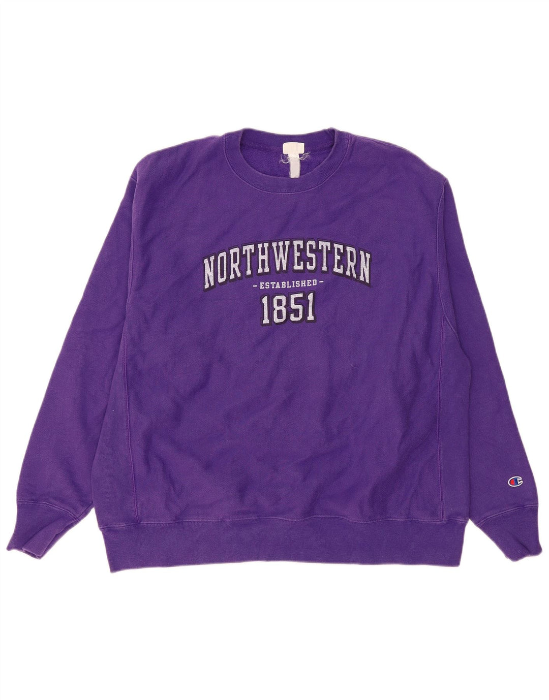 Champion Herre Grafisk Sweatshirt Jumper XL Lilla