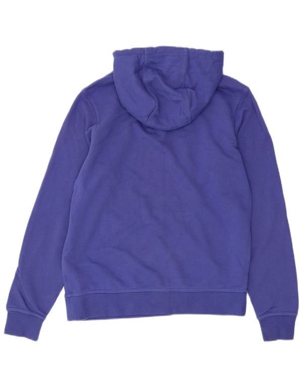 Nike Mens Graphic Hoodie Jumper Medium Blue Cotton