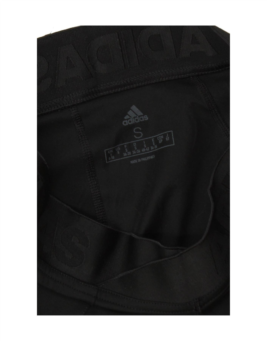 ADIDAS Womens Graphic Leggings UK 8/10 Small  Black