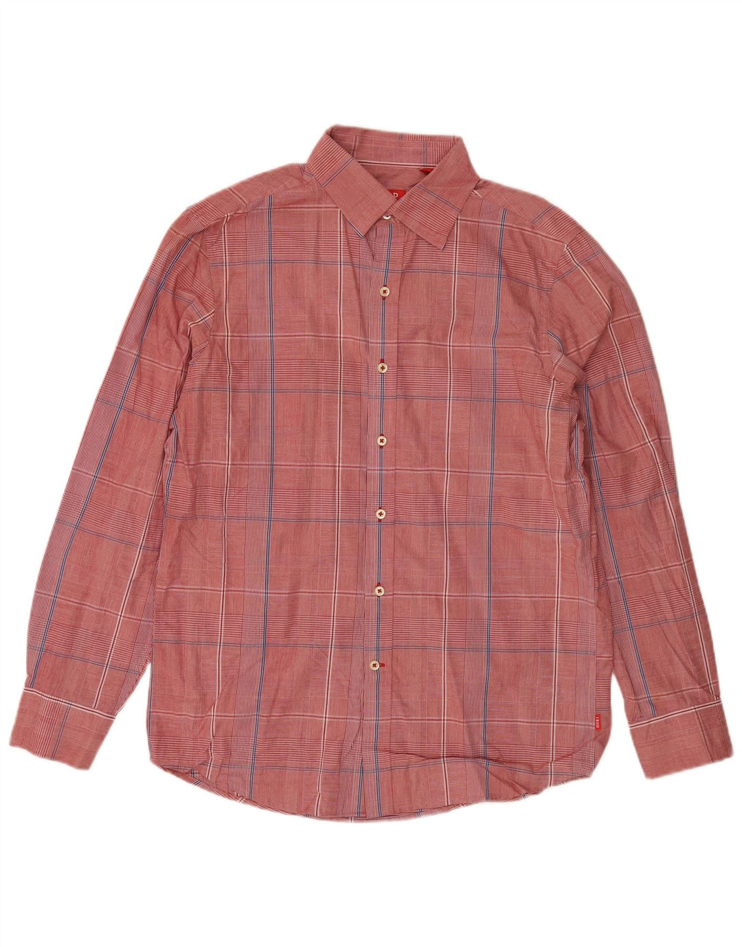Izod Chemise Slim Fit Homme Rouge Moyen Carreaux Coton