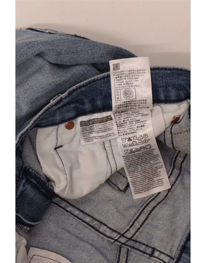 Jeans Levi's Uomo 511 Slim Distressed W34 L36 Cotone Blu