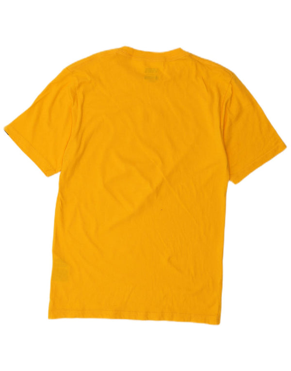 Vans Boys Classic Fit Graphic T-shirt Top 14-15 ετών XL Κίτρινο βαμβακερό
