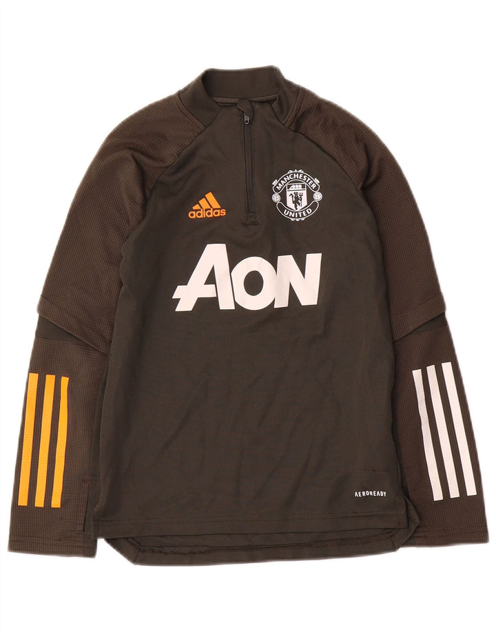 Adidas Jungen Graphic Pullover Trainingsanzug Top 7–8 Jahre Grün