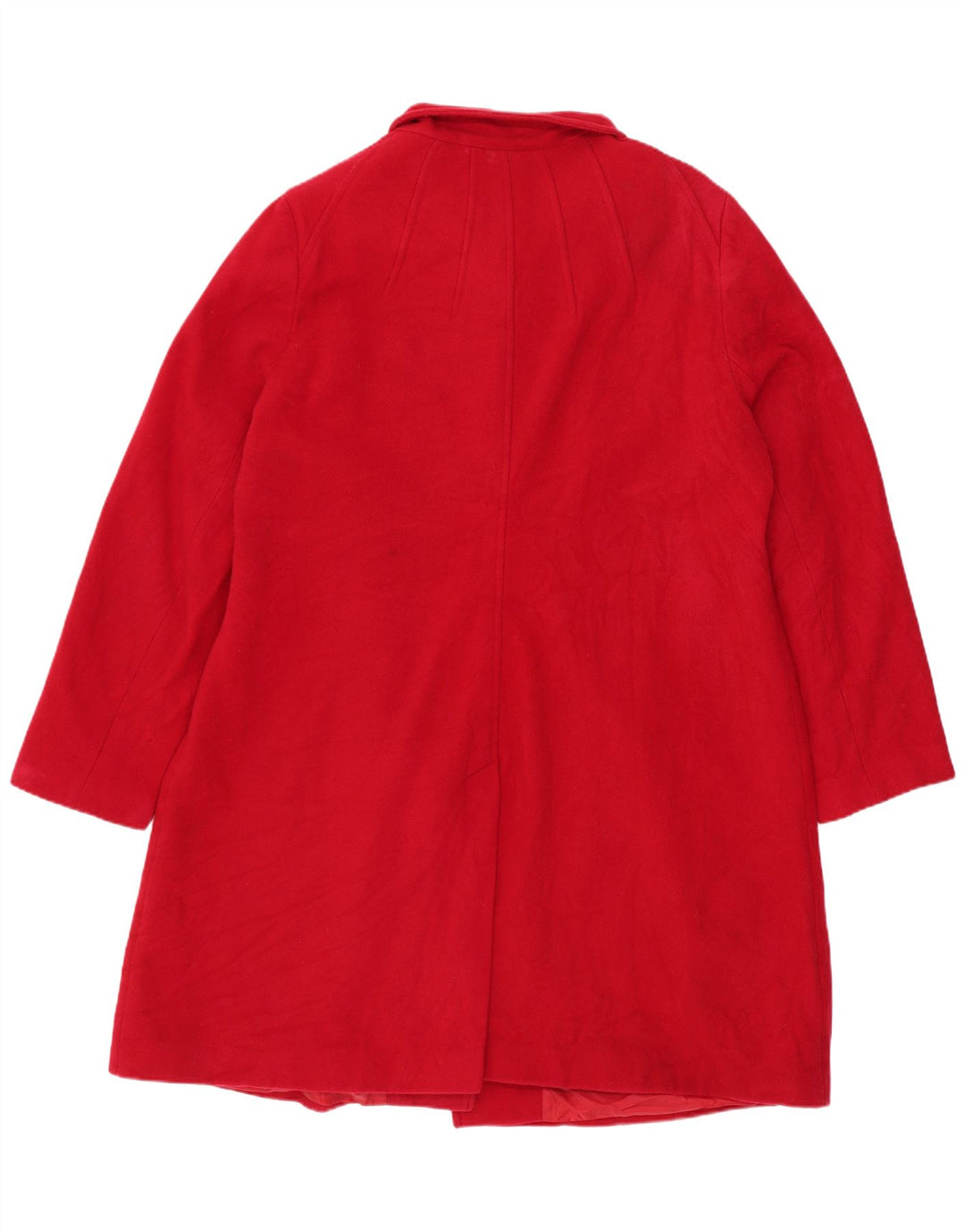 Płaszcz damski John Lewis UK 18 XL, czerwona wełna