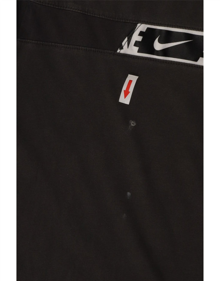 Nike grafisk t-shirt top til mænd, lille grå bomuld