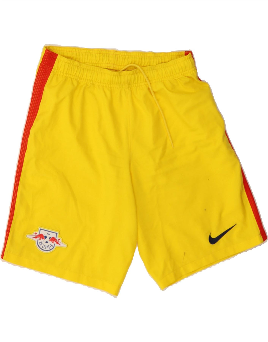 NIKE Mens Dri Fit Sport Shorts Small Yellow Colourblock Polyester Vintage Nike and Second-Hand Nike from Messina Hembry 