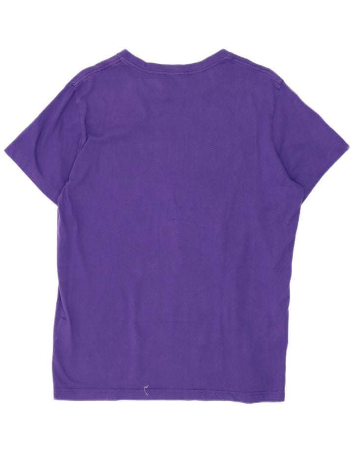 Diesel Womens Graphic T-Shirt Top Large Purple Classic