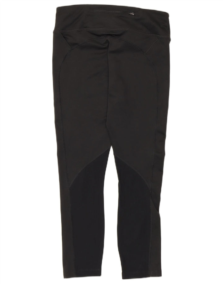 Leggings Nike Dri Fit Crop Femininas UK 12 Médio Preto Poliéster