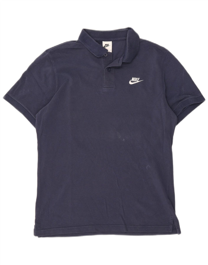 Polo Nike da uomo di colore blu navy medio