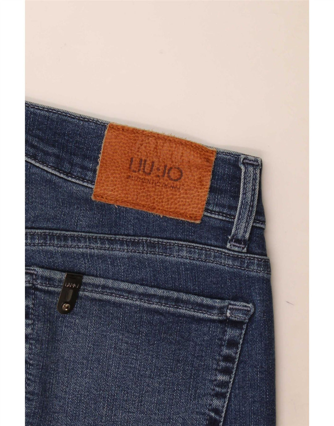 Blugi slim pentru femei Liu Jo W28 L28 Albastru