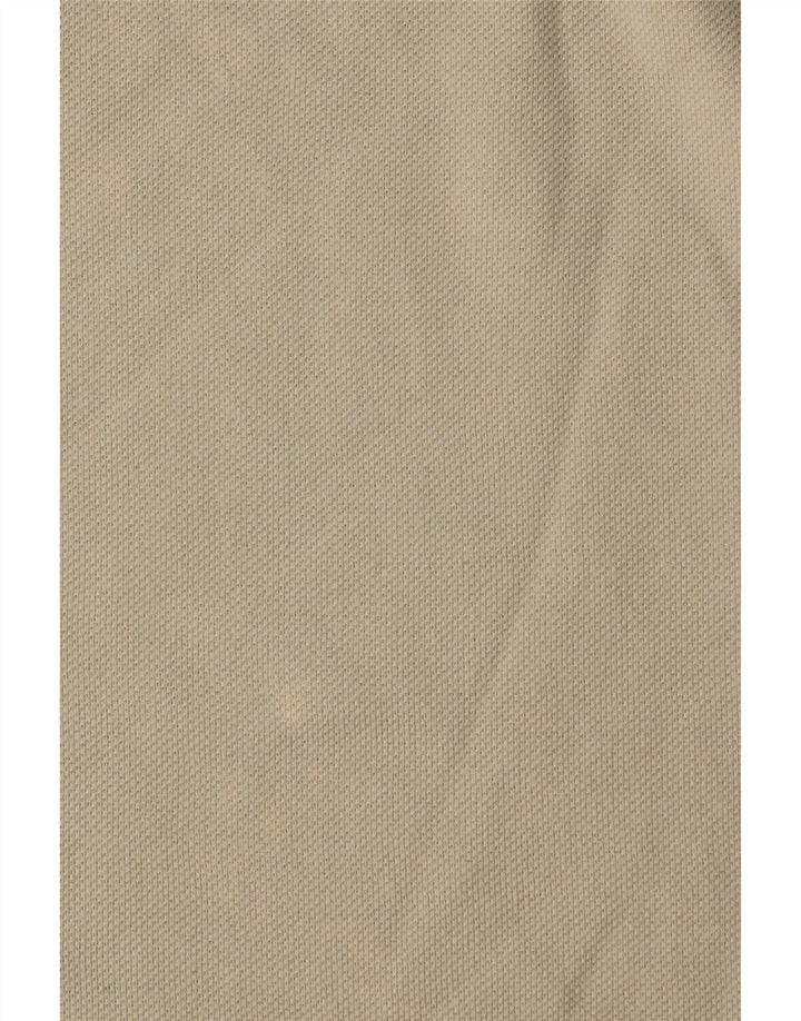 Kappa Mens Polo Shirt Small Beige Cotton