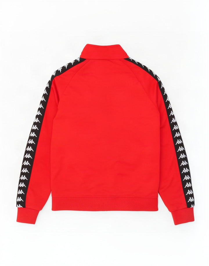 Kappa Veste de Survêtement Graphique pour Homme Grand Rouge Colorblock Polyester