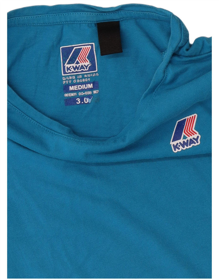 Женская футболка K-Way Top UK 14 Medium Blue