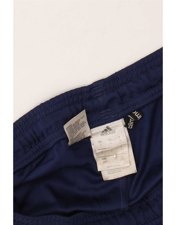 Adidas Mens Climacool Tracksuit Trousers Large Navy Blue Colourblock
