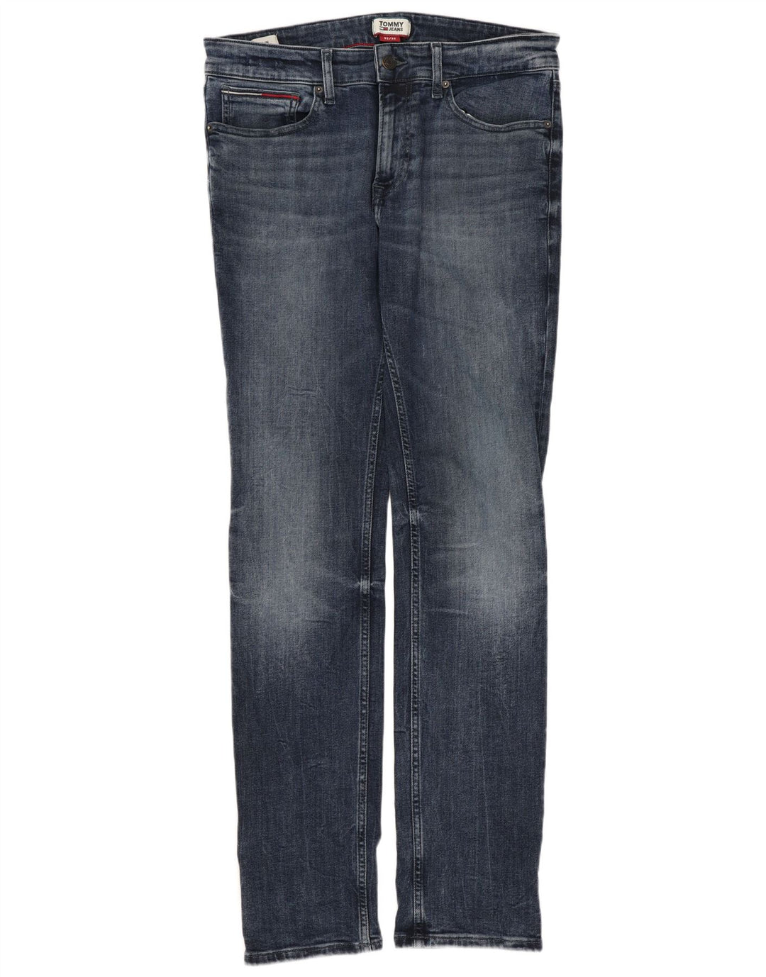 Tommy Hilfiger Herre Slim Jeans W32 L32 Blå