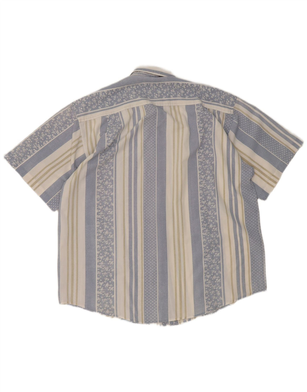 Camicia a maniche corte da uomo John Peel XL a righe blu
