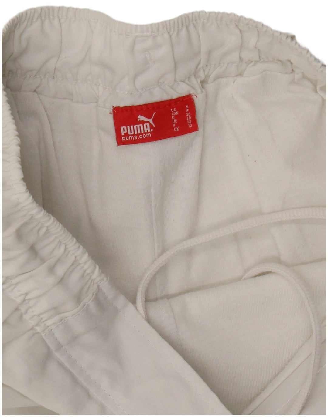 PUMA Womens Sport Shorts UK 10 Small  White