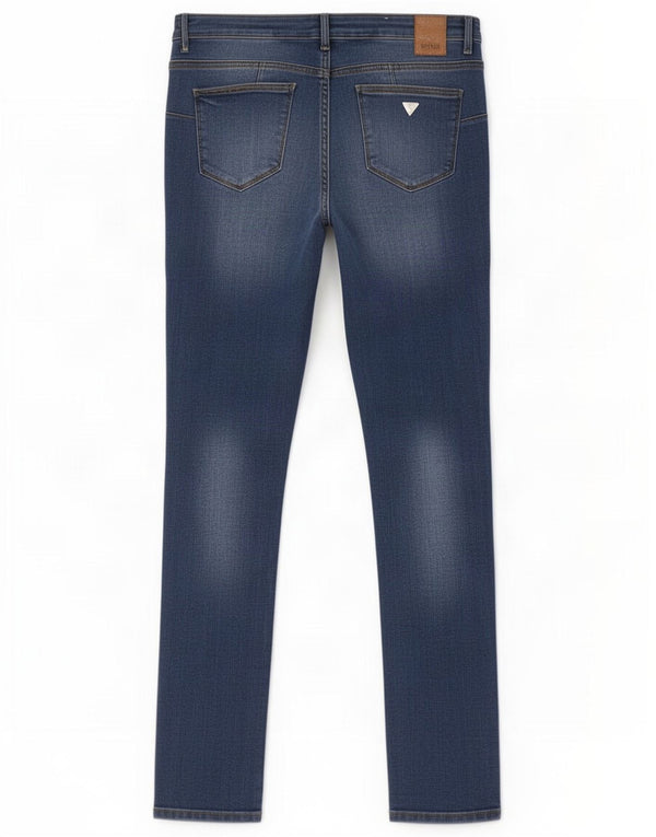 Guess Womens Curve X Ψηλόχρωμο Skinny Jeans W31 L30 Blue