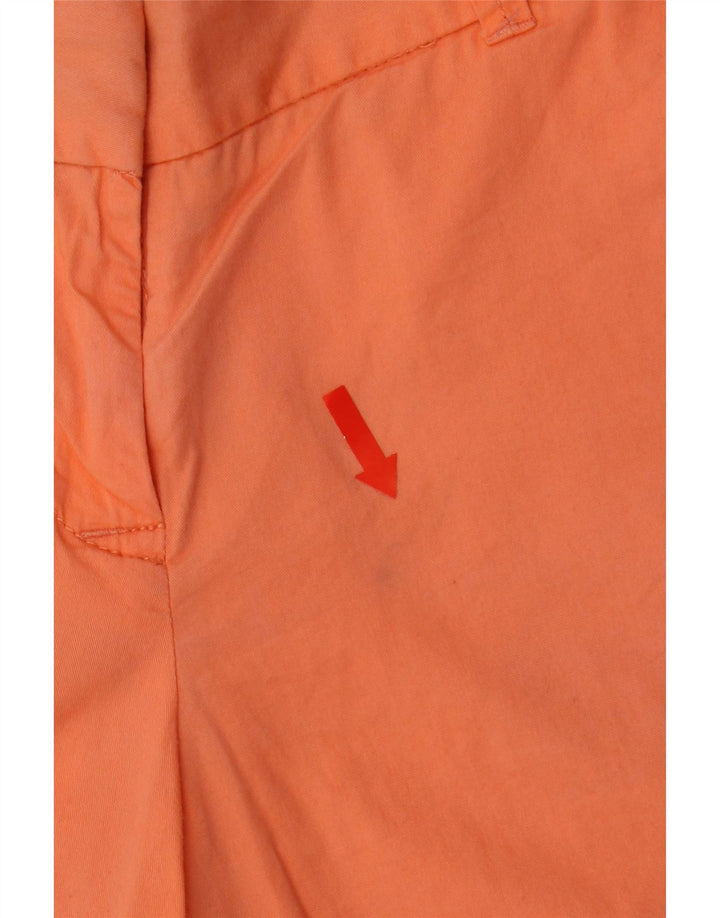 J. CREW Womens Broken In Chino Shorts W32 Large Orange Cotton Vintage J. Crew and Second-Hand J. Crew from Messina Hembry 