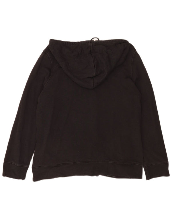 Felpa con cappuccio grafica da donna Adidas UK 20 2XL cotone nero