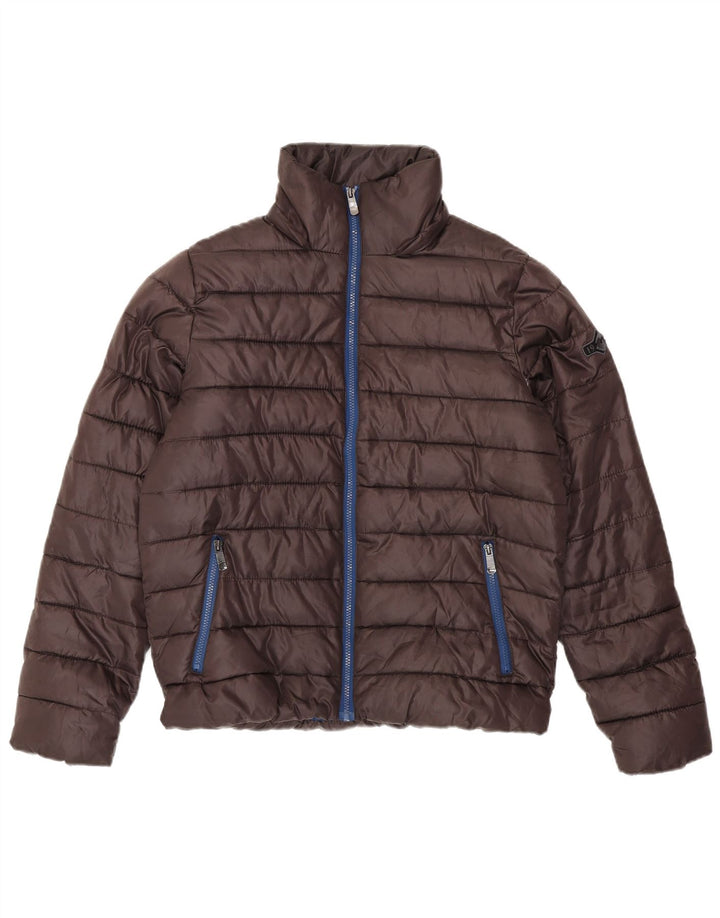 Lotto Herren Wattierte Jacke UK 36 Small Braun Polyester