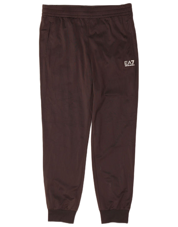 Emporio Armani Mens Tracksuit Trousers Joggers XL Black Polyester
