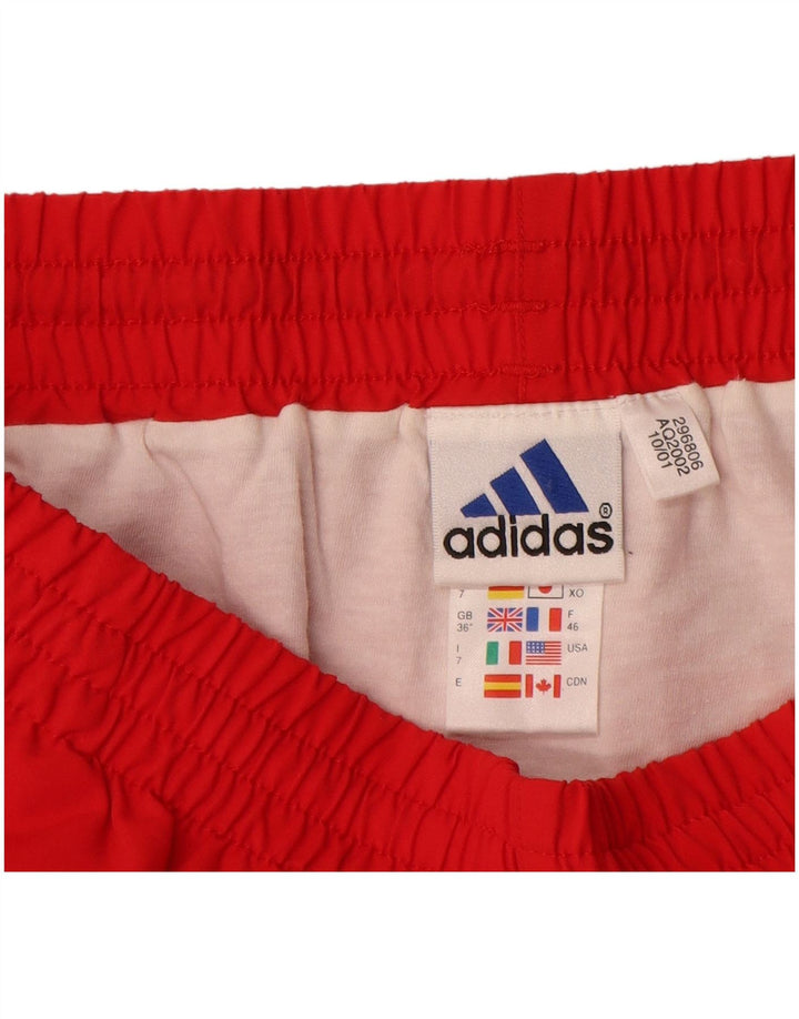 Adidas Sportshorts til mænd, store røde polyester