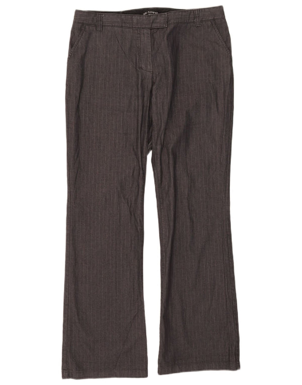 Marks & Spencer Γυναικείο Παντελόνι Chino Αυτόγραφο W31 L30 Γκρι Pinstripe