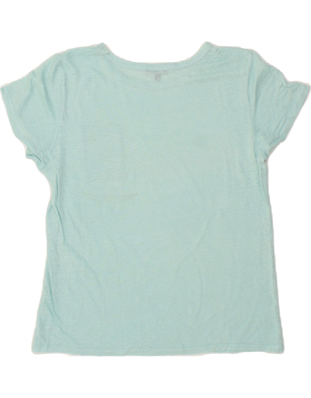 MASSIMO DUTTI Womens T-Shirt Top UK 10 Small Blue Vintage Massimo Dutti and Second-Hand Massimo Dutti from Messina Hembry 