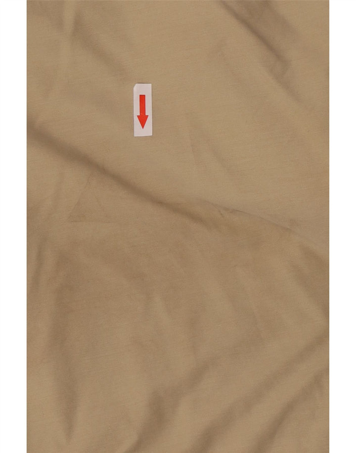 Timberland Mens Hooded Windbreaker Jacket UK 42 XL Beige Polyester