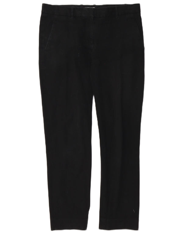 Gap Γυναικείο ίσιο παντελόνι Chino UK 12 Medium W32 L29 μαύρο βαμβακερό