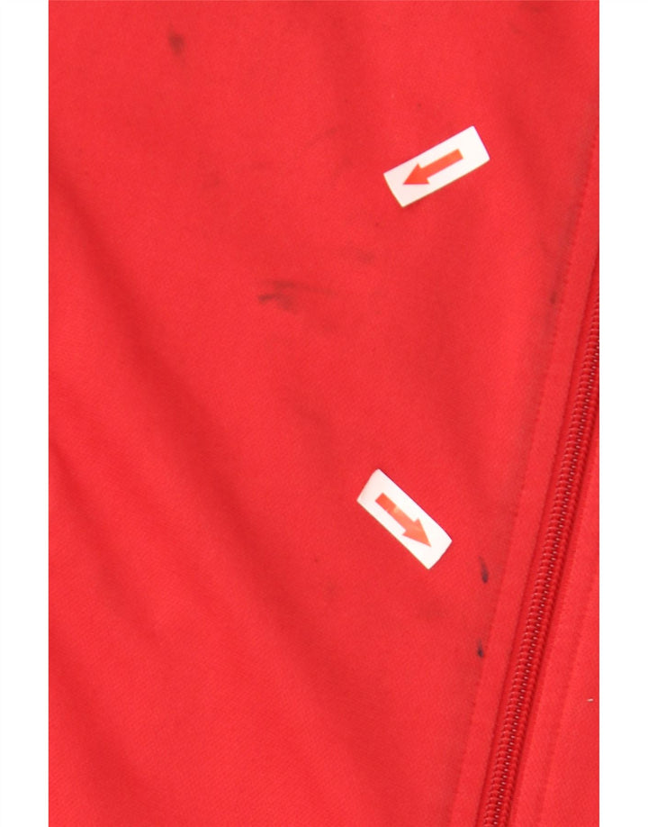 Nike Veste de survêtement pour homme UK 35/37 Petit Rouge Colorblock Polyester