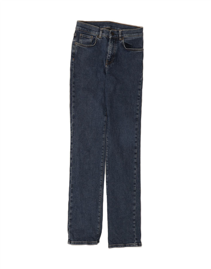 MASSIMO DUTTI Womens Straight Jeans EU 34 2XS W24 L34 Blue Vintage Massimo Dutti and Second-Hand Massimo Dutti from Messina Hembry 