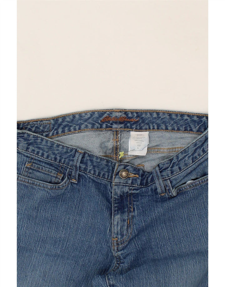 EDDIE BAUER Womens Curvy Fit Bootcut Jeans US 6 Medium W30 L30 Blue Cotton Vintage Eddie Bauer and Second-Hand Eddie Bauer from Messina Hembry 