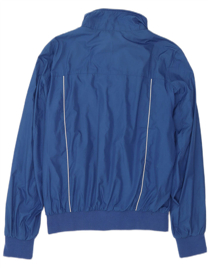 Champion Mens Bomber Jacket UK 38 Medium Blue Polyester