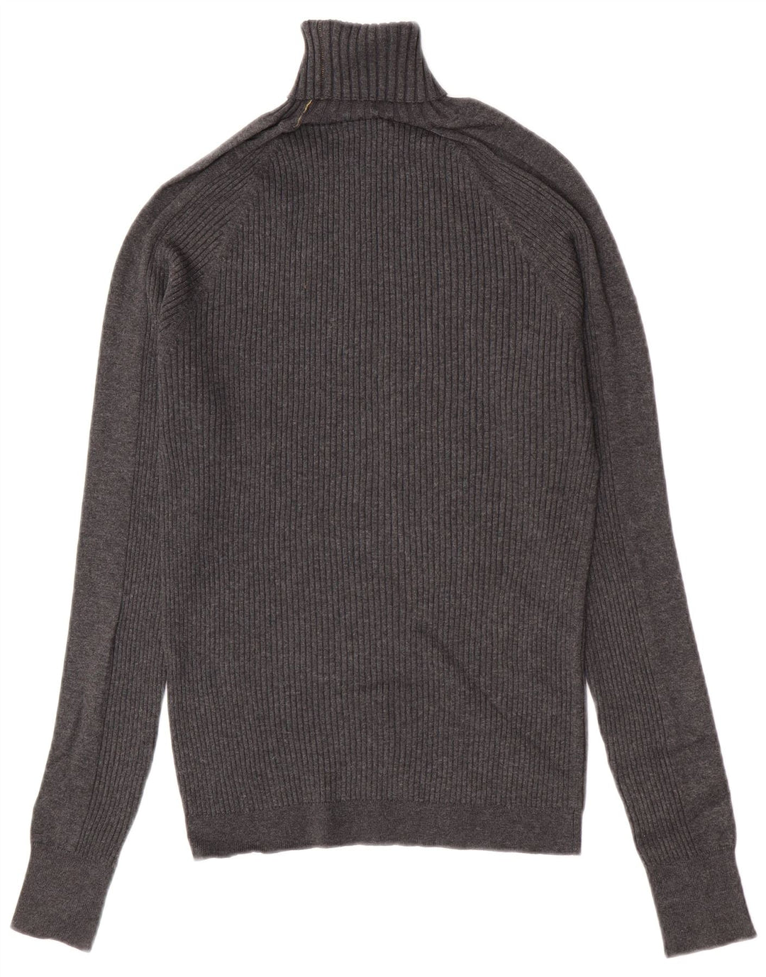 Zara Mens Roll Neck Jumper Sweater Medium Grey